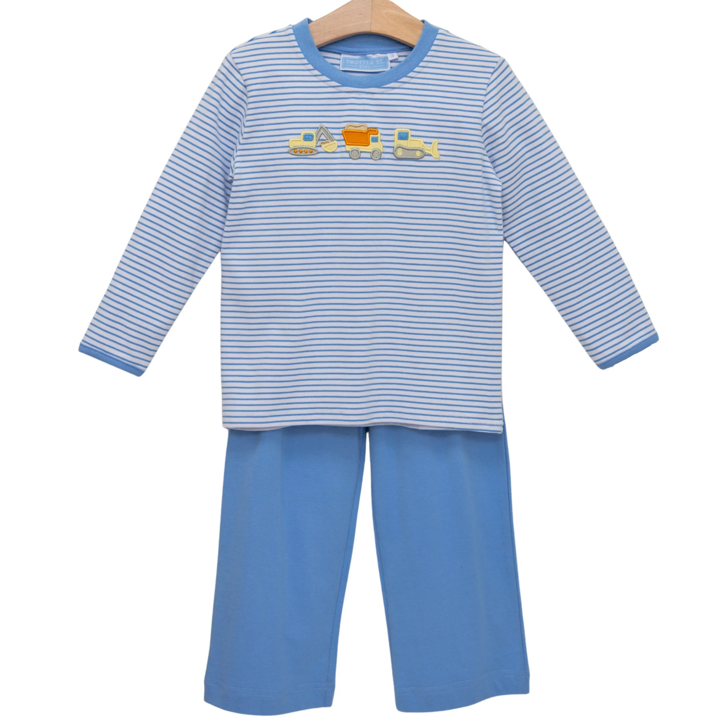 Trotter Street Kids Construction Trucks Pant Set