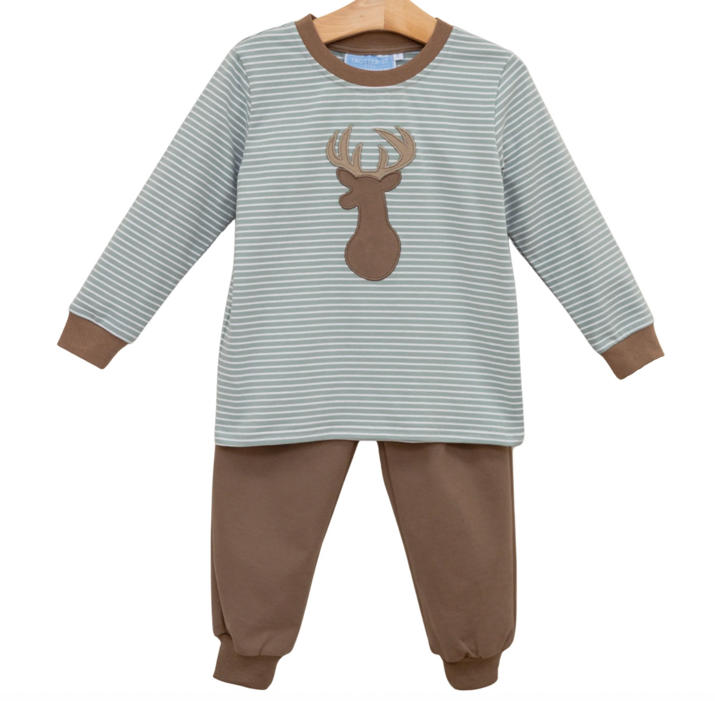Trotter Street Kids Deer Pant Set