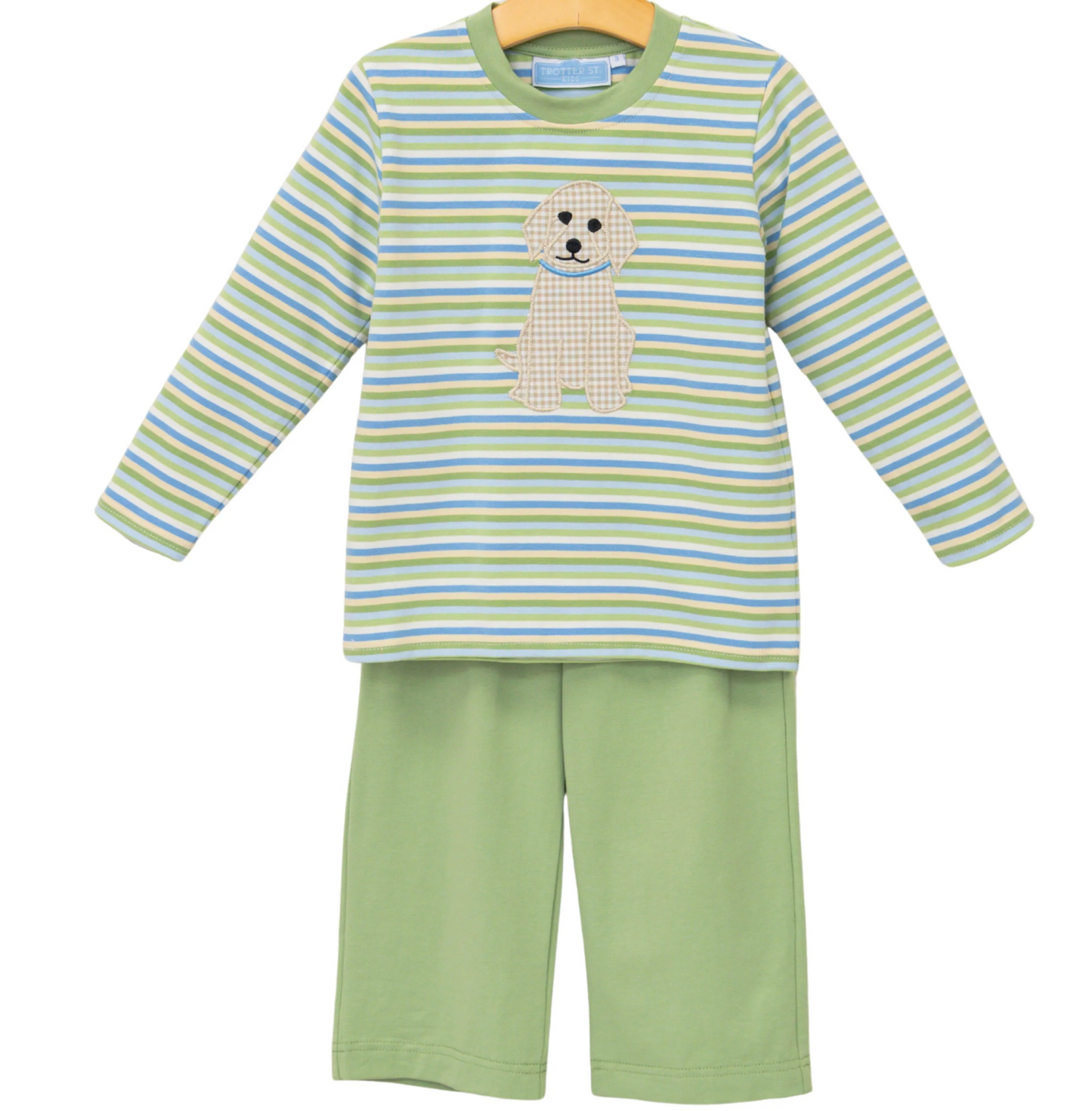 Trotter Street Kids Puppy Pant Set - Boys