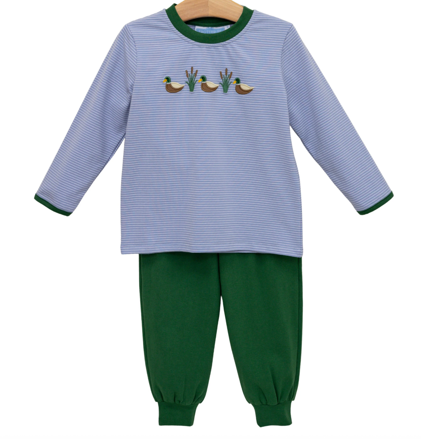 Trotter Street Kids Mallard Trio Pant Set