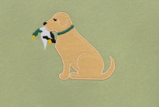 Trotter Street Kids French Terry Pullover - Dog