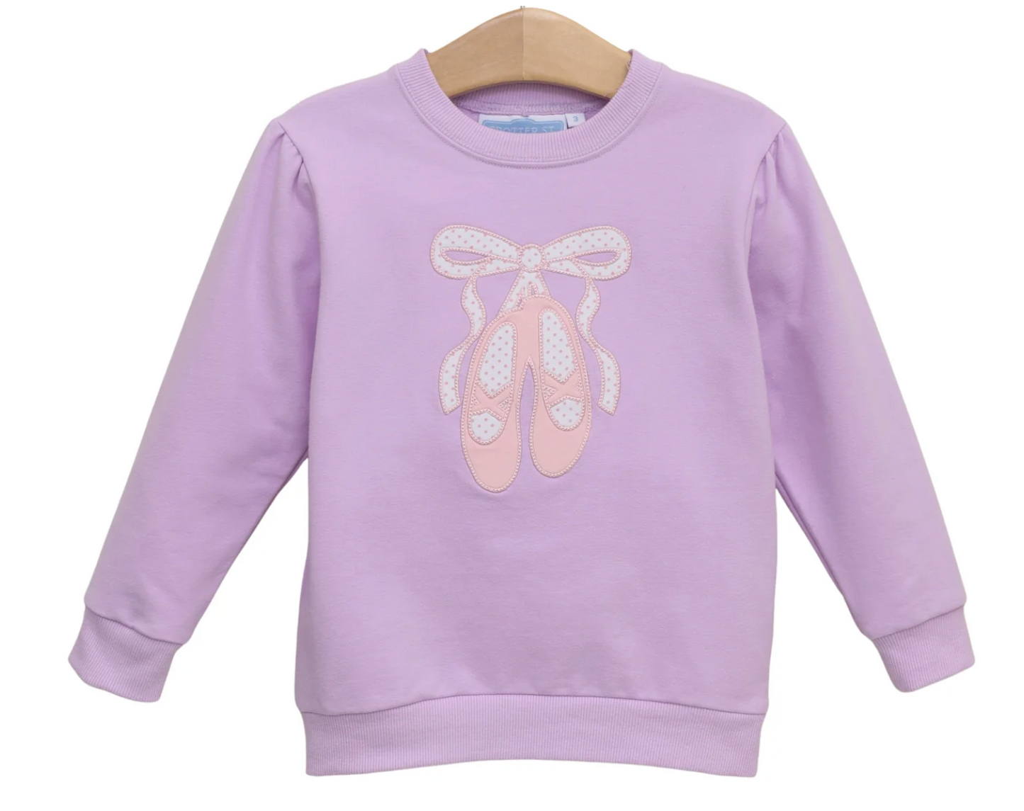 Trotter Street Kids French Terry Pullover - Ballet Shoes