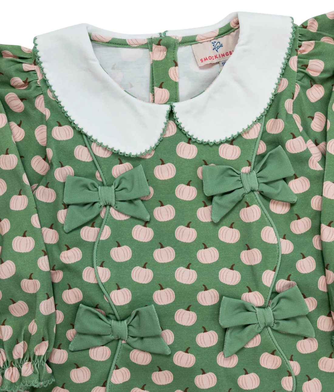 Smockingbird Sage Green Pumpkin Bloomer Set
