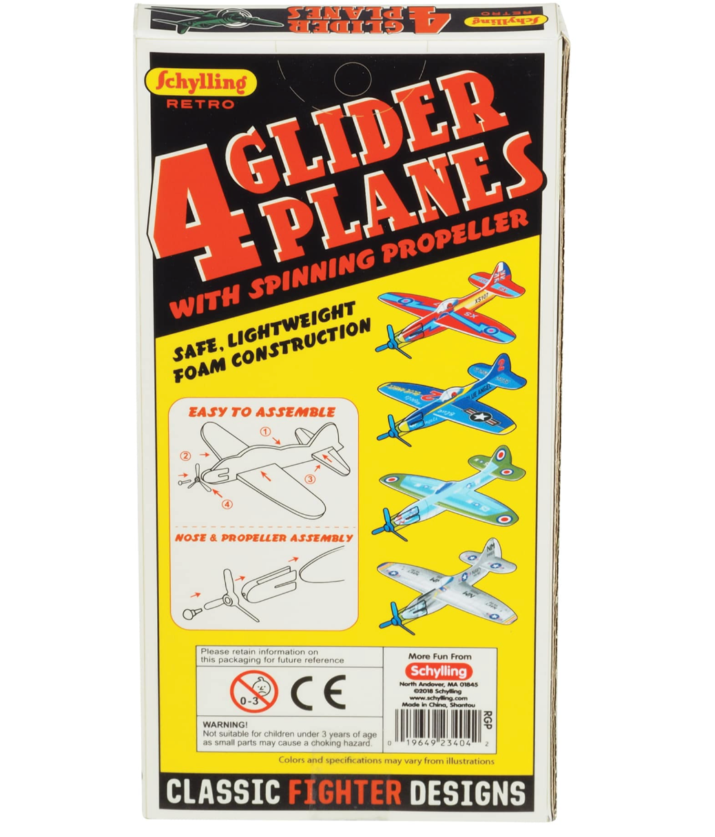 Schylling Retro Glider - 4 Pk