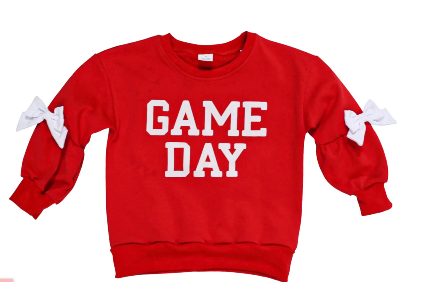 Be Girl Game Day Crewneck Sweatshirt - Red