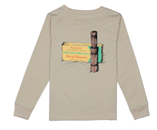 Properly Tied Game Call LS - Linen