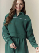 Peach Love Two Pc Set - Hunter Green