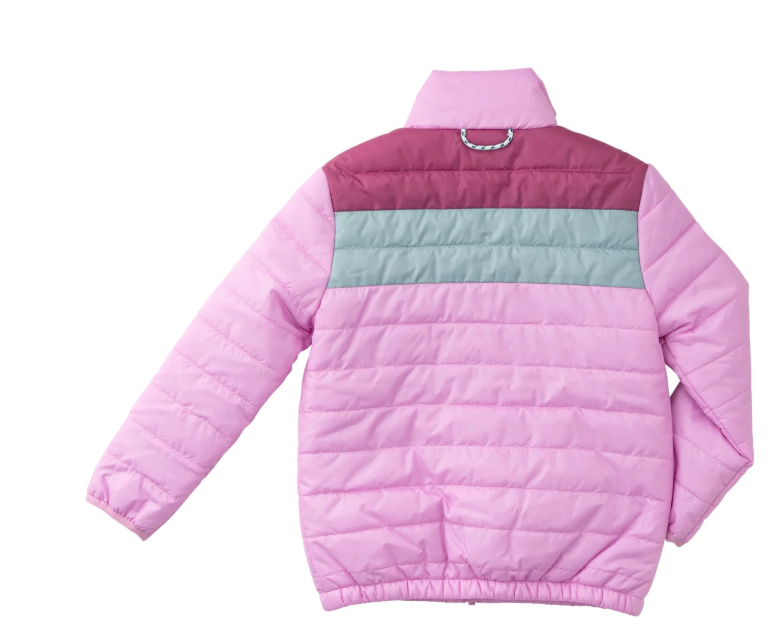 Prodoh Girls Puffer Jacket - Orchid Colorblock