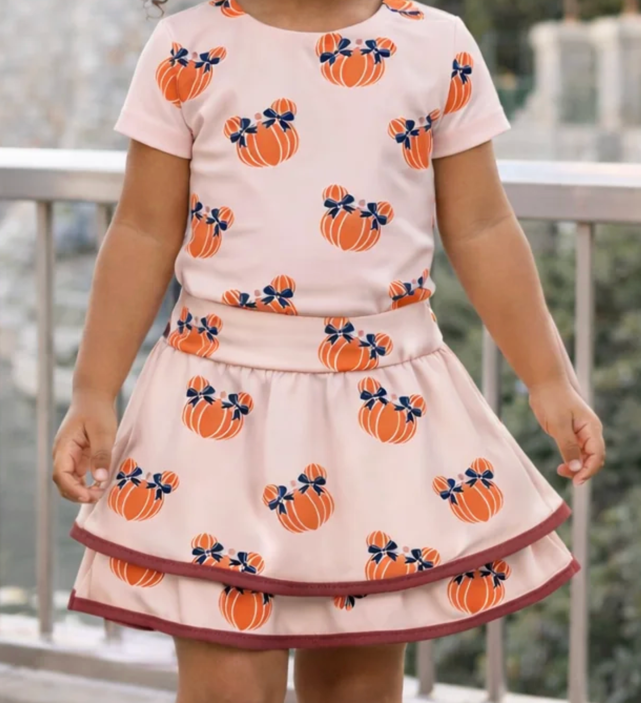 Be Girl Pumpkin Skort Set