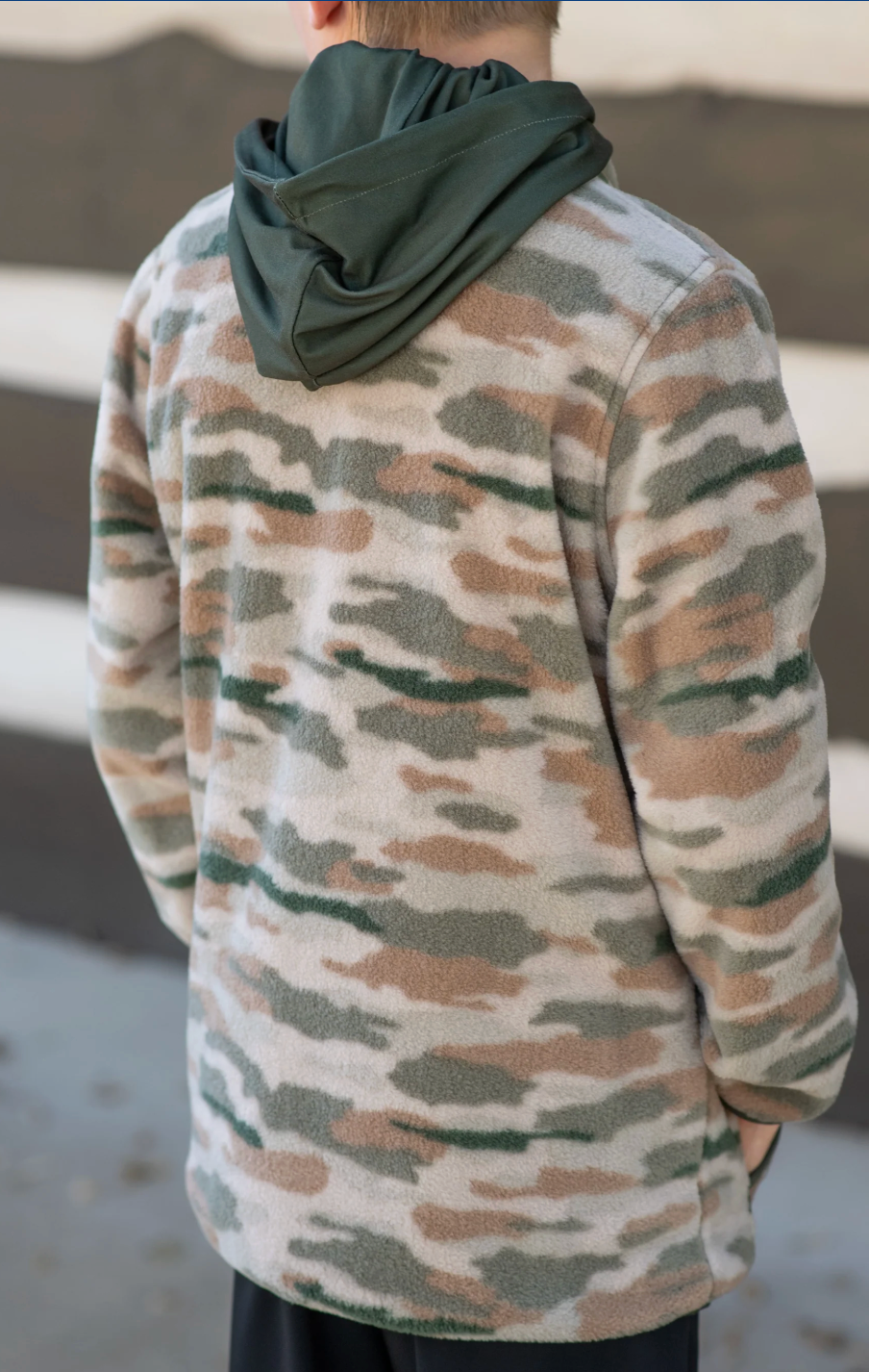 Blue Quail Classic Camo Sherpa Pullover