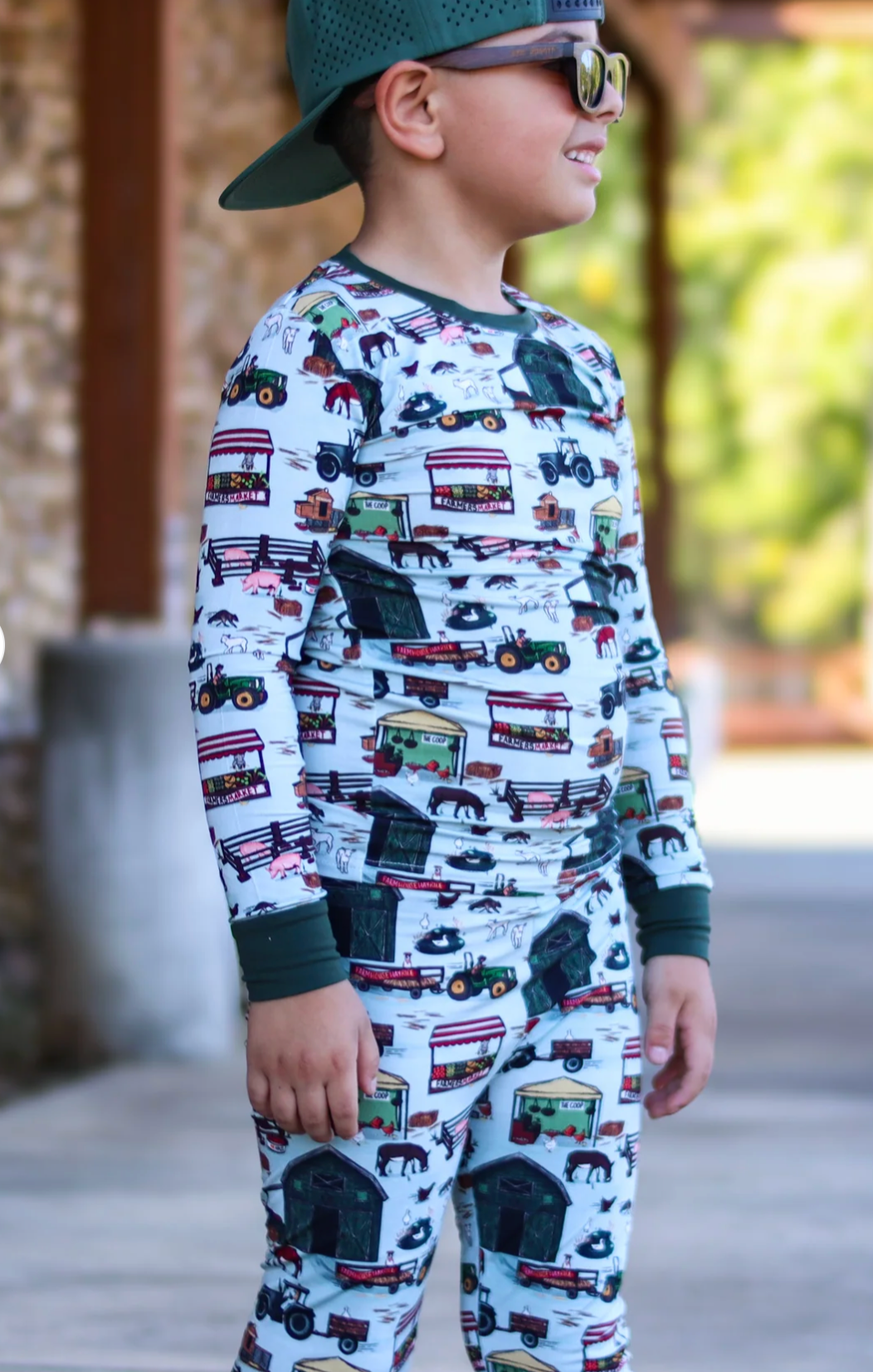 Fletch Farm Fresh Two Piece PJ Set