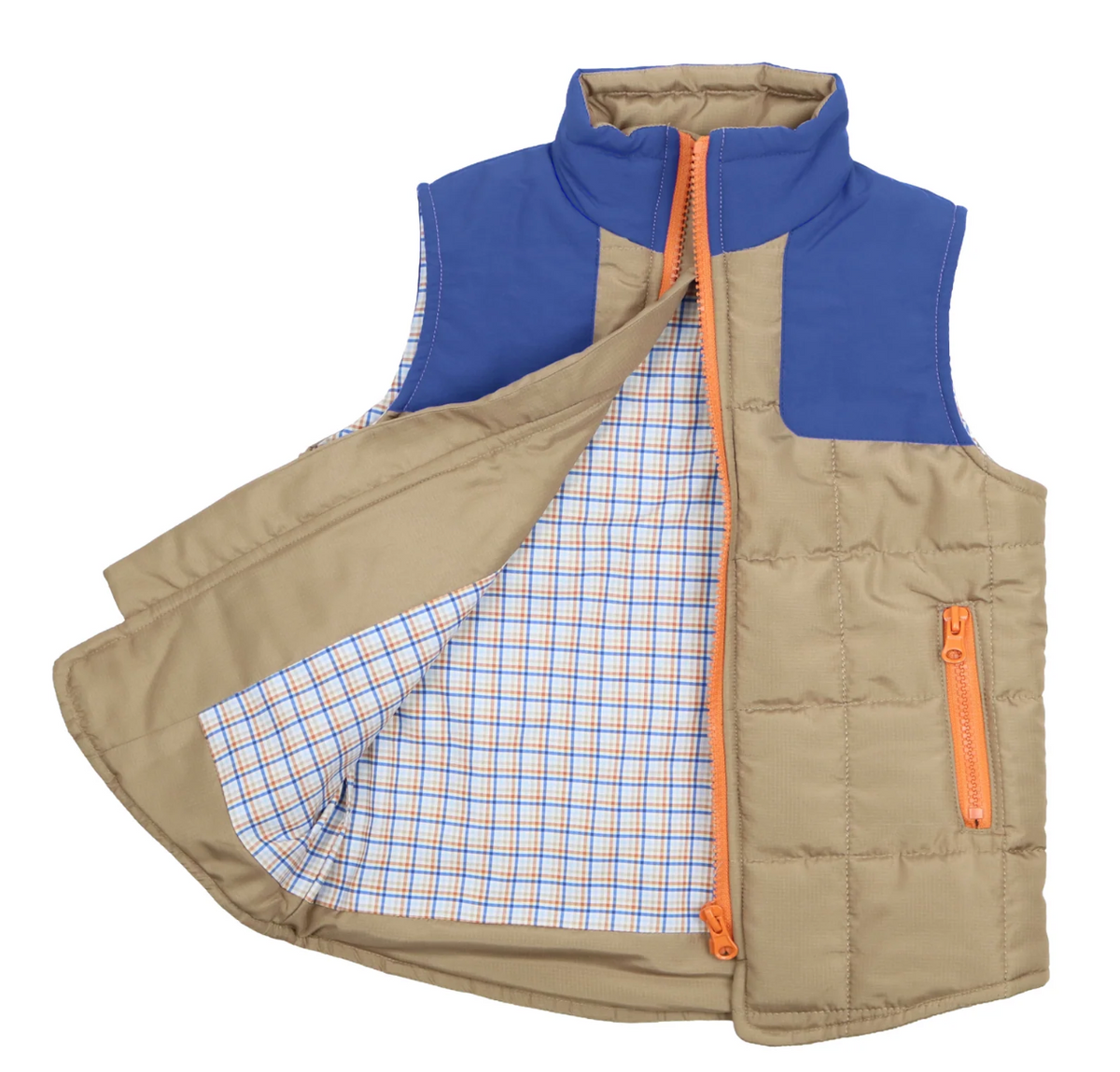 Blue Quail Brazos Plaid Vest