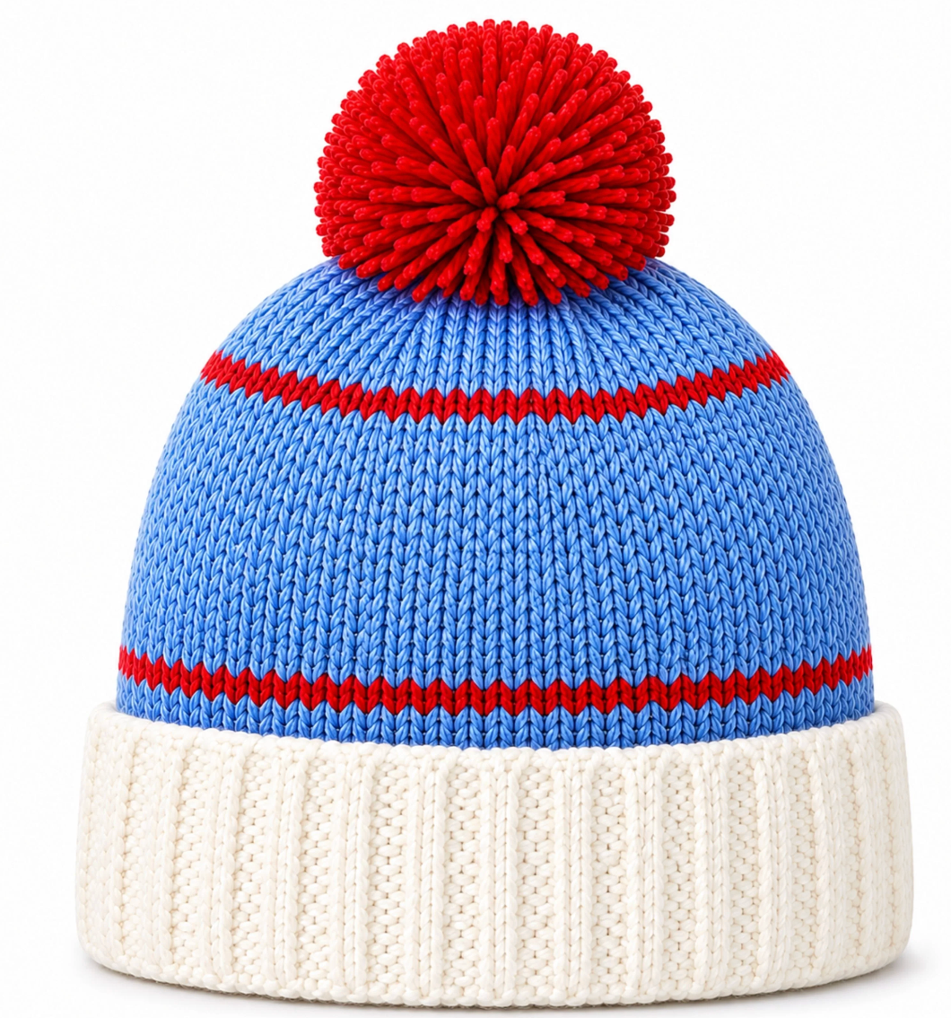Bits & Bows Ole Miss Rebels Bobble Hat