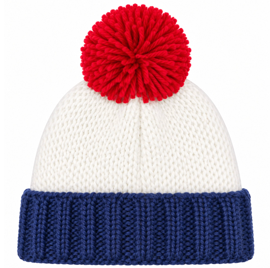 Bits & Bows Football Bobble Hat