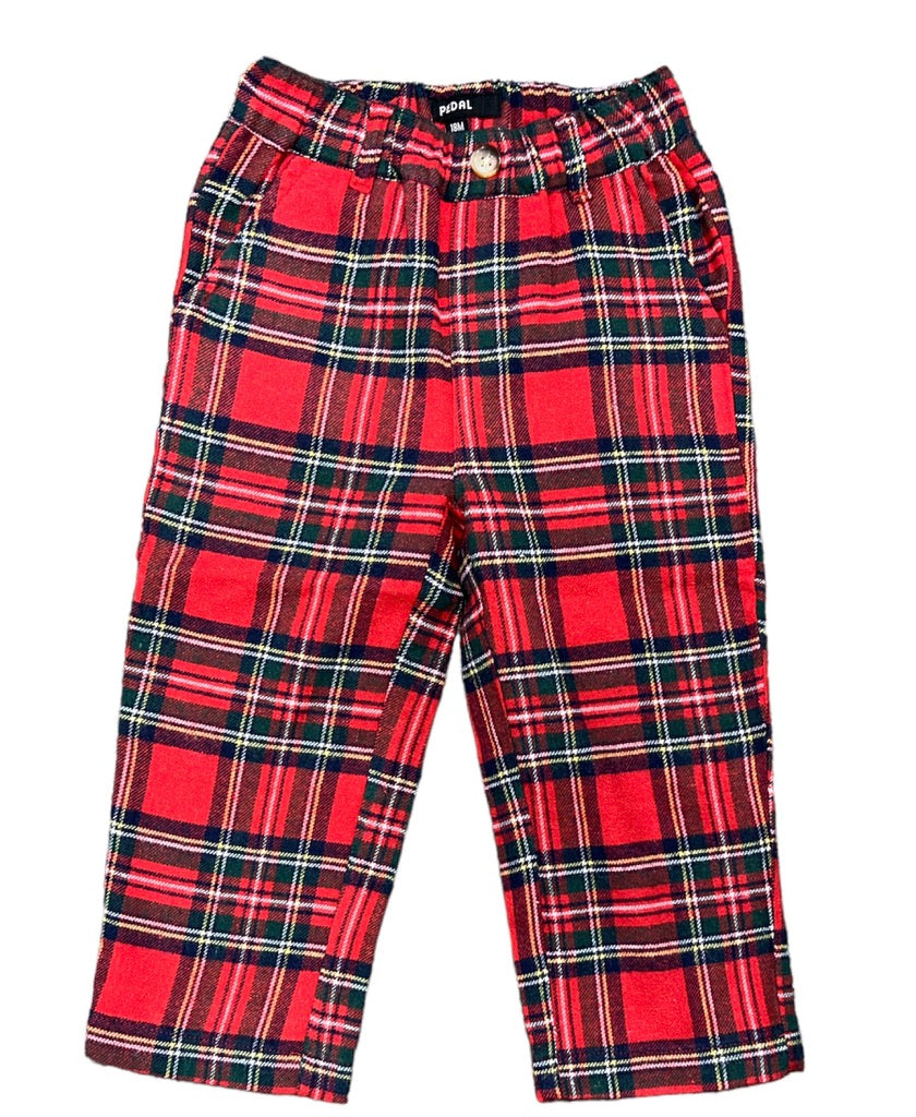 Red Tartan Plaid Pant