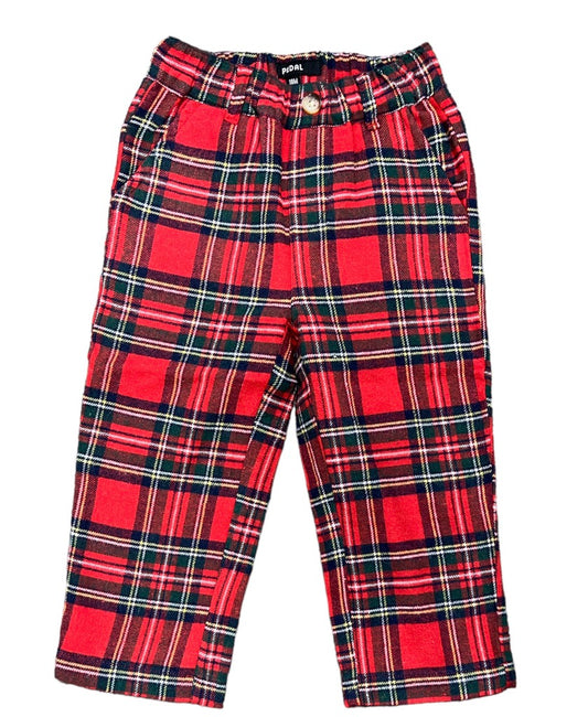 Red Tartan Plaid Pant