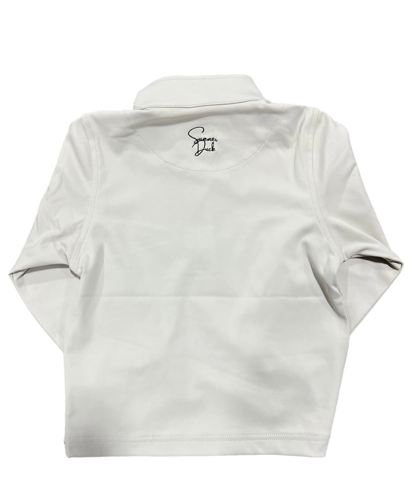 Summer Duck Performance Tan Quarter Zip