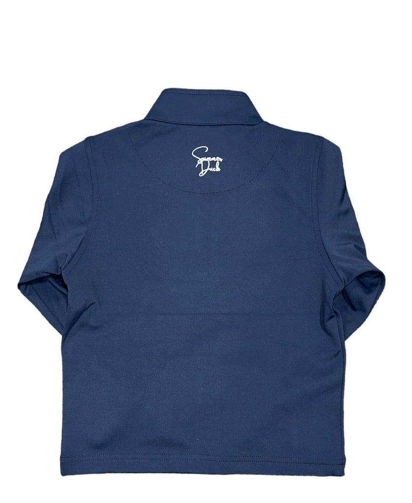 Summer Duck Performance Navy Quarter Zip