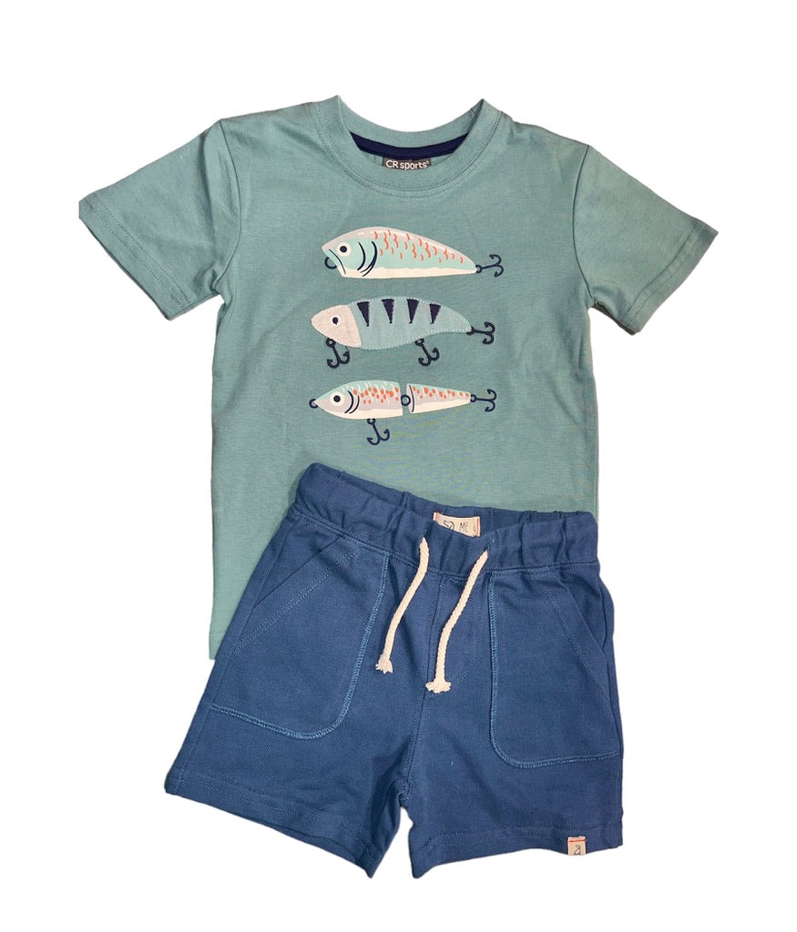 Boys Triple Fish Tee