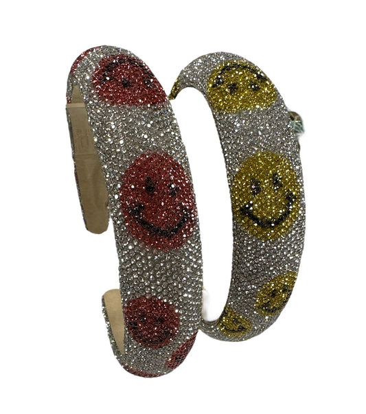 Smiley Crystal Headband
