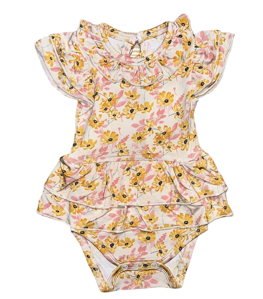 Ditsy Daisy Flutter Onesie