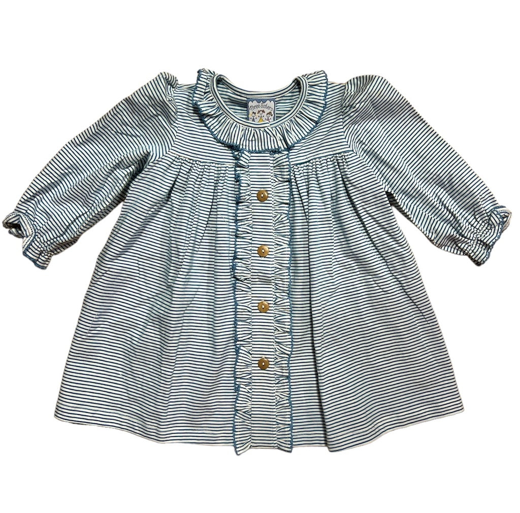 TS Sophie L/S Dress Blue Stripe