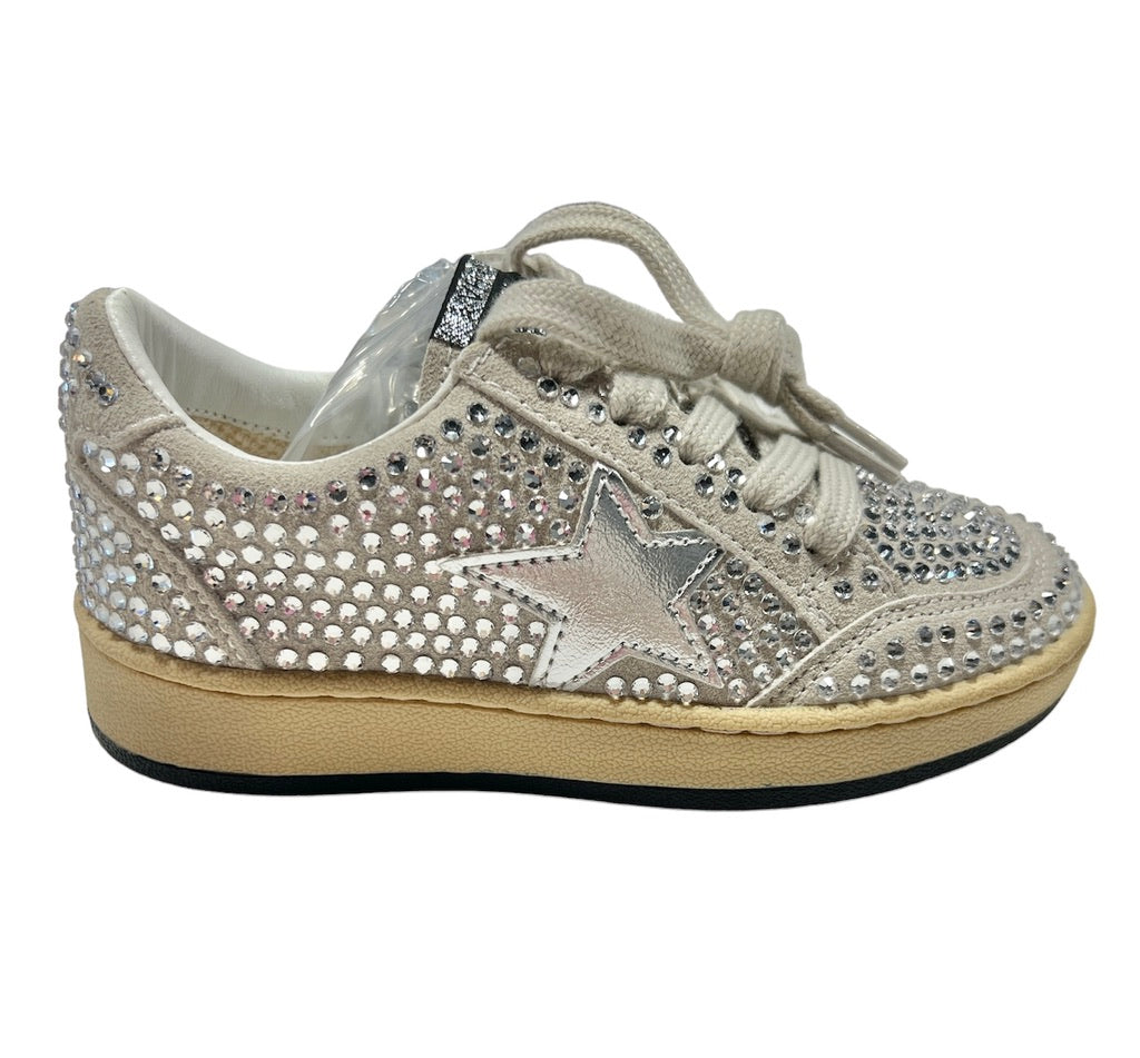 Vintage Havana Bravo Silver Star Rhinestone Low Top Sneaker