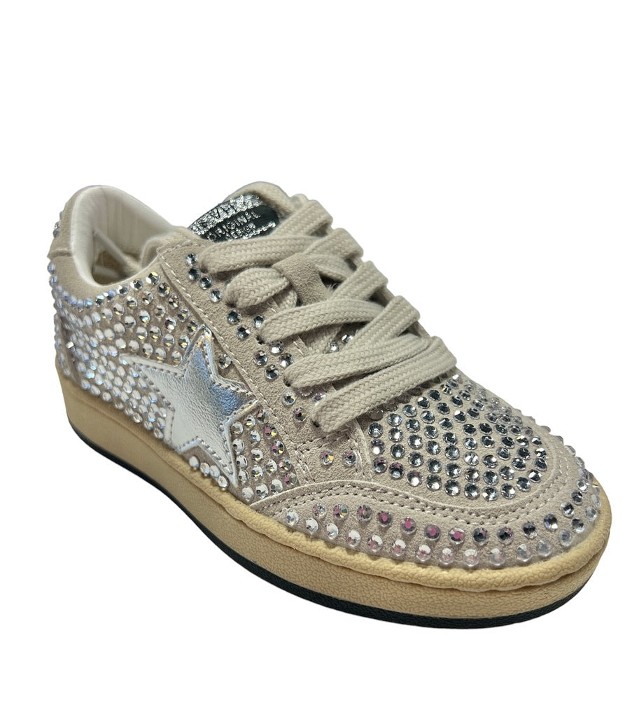 Vintage Havana Bravo Silver Star Rhinestone Low Top Sneaker