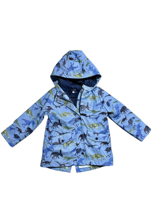 Light Blue Dinos Rainjacket