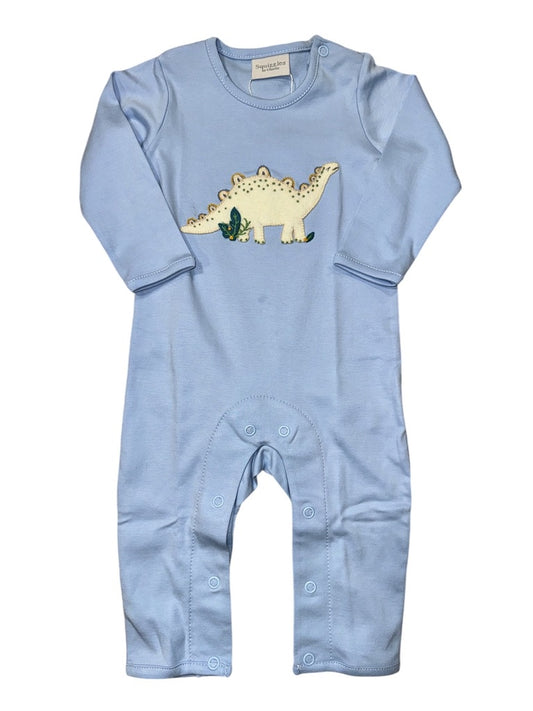 Squiggles Dino Dean Coverall Light Blue