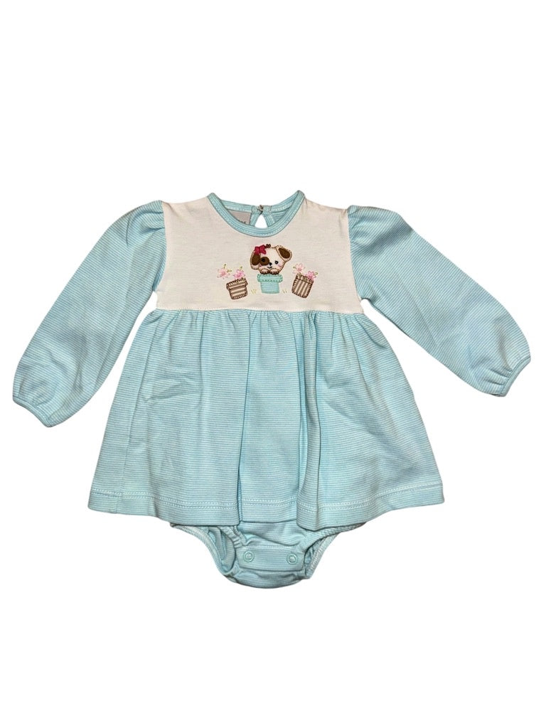 Squiggles Penny & Petunias Onesie Dress