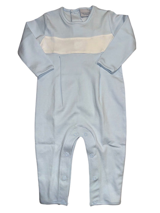 Squiggles Blue Coverall w/Panel