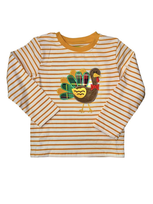 Be Mine Applique Turkey Boy's Shirt