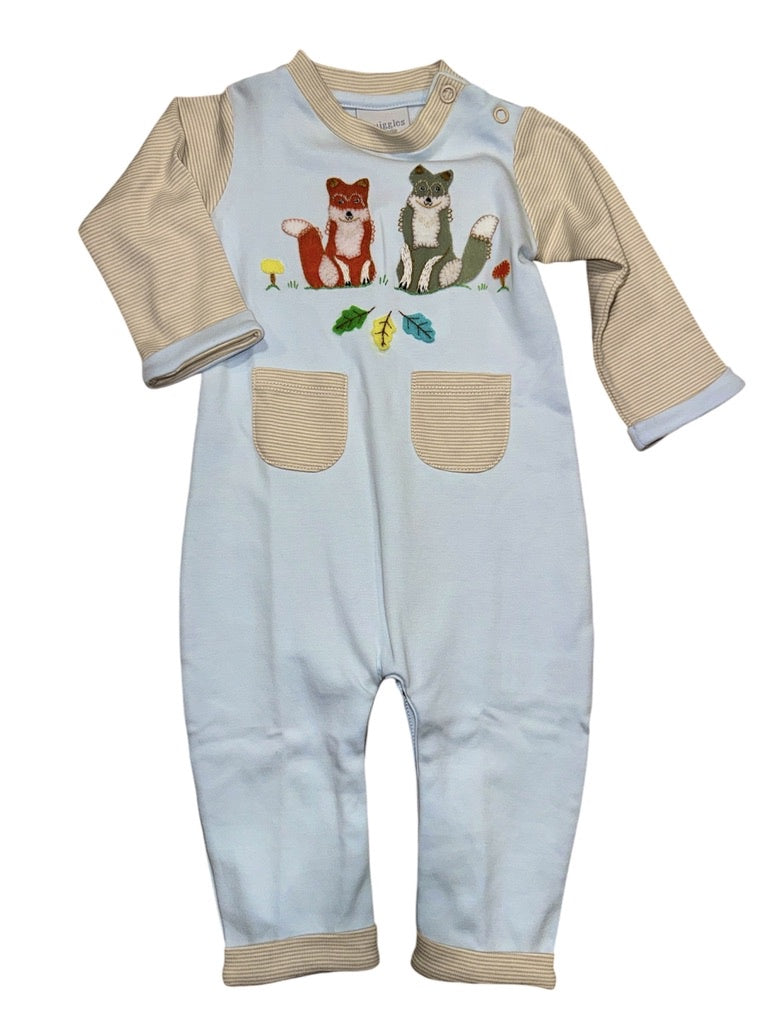 Squiggles Fox Trot Coverall