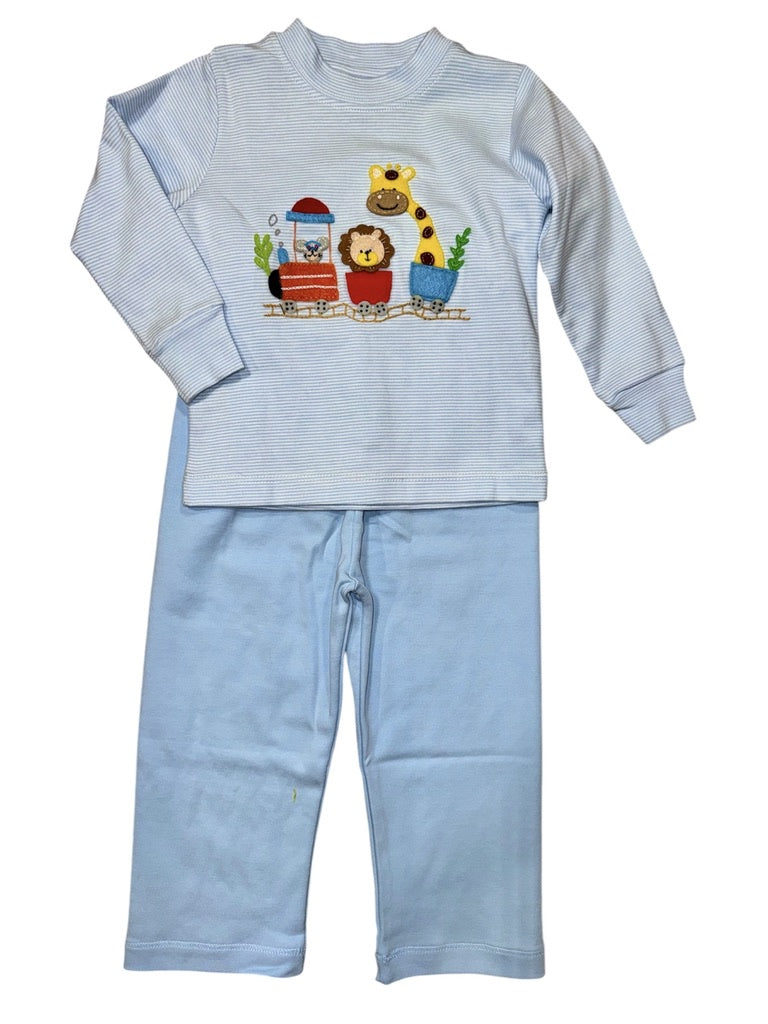 Squiggles Choo Choo Crew Pant Set