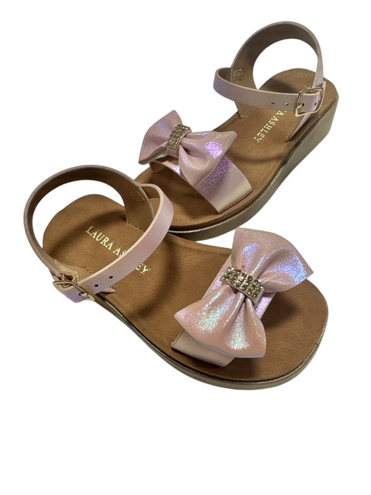 LA Pink Girl Comfort Sandals with Bows