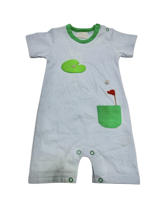 Squiggles Hole in One Pocket Romper