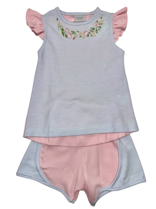 Squiggles Pretty Blooms Athletic Set