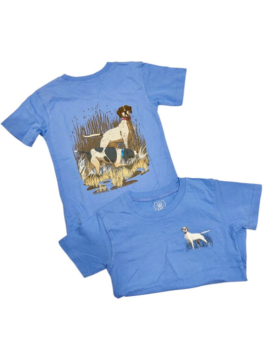 Wes & Willy Front/Back Hunting Dogs Tee