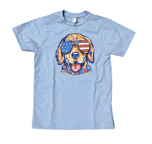 American Pup Light Blue Tee