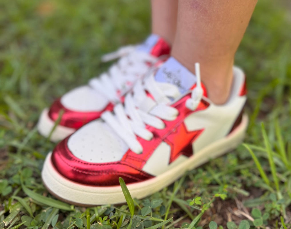 School Spirit Sneaker Red