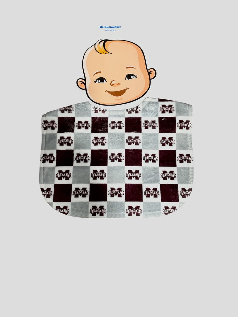 MSU Checkerboard Bib