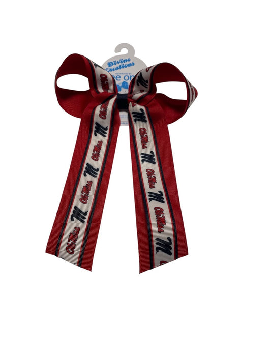 Ole Miss Overlay Bow