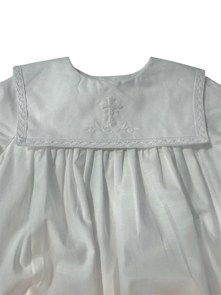 Love Me White Holy Cross Infant Bubble