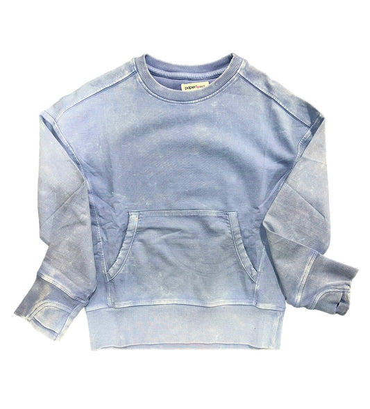 Lavender Aura Solid Washed Sweatshirt