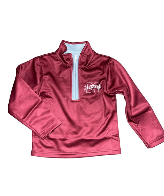 MSU Bulldogs Quarter Zip Pullover