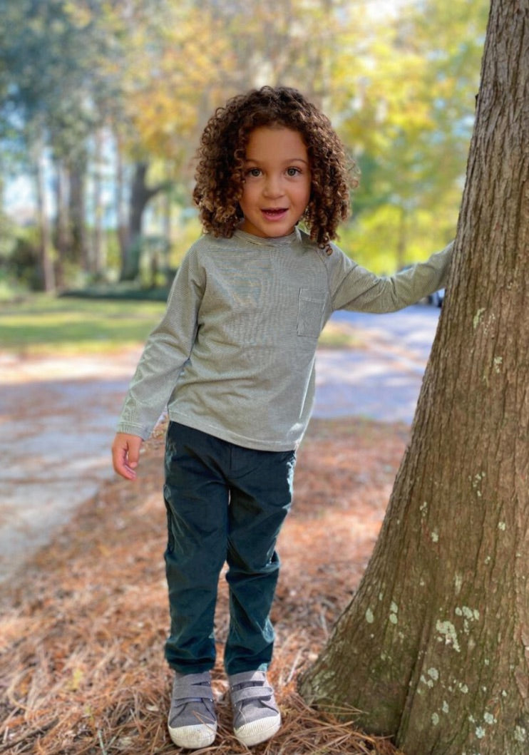 Green Cord Modoc Pants