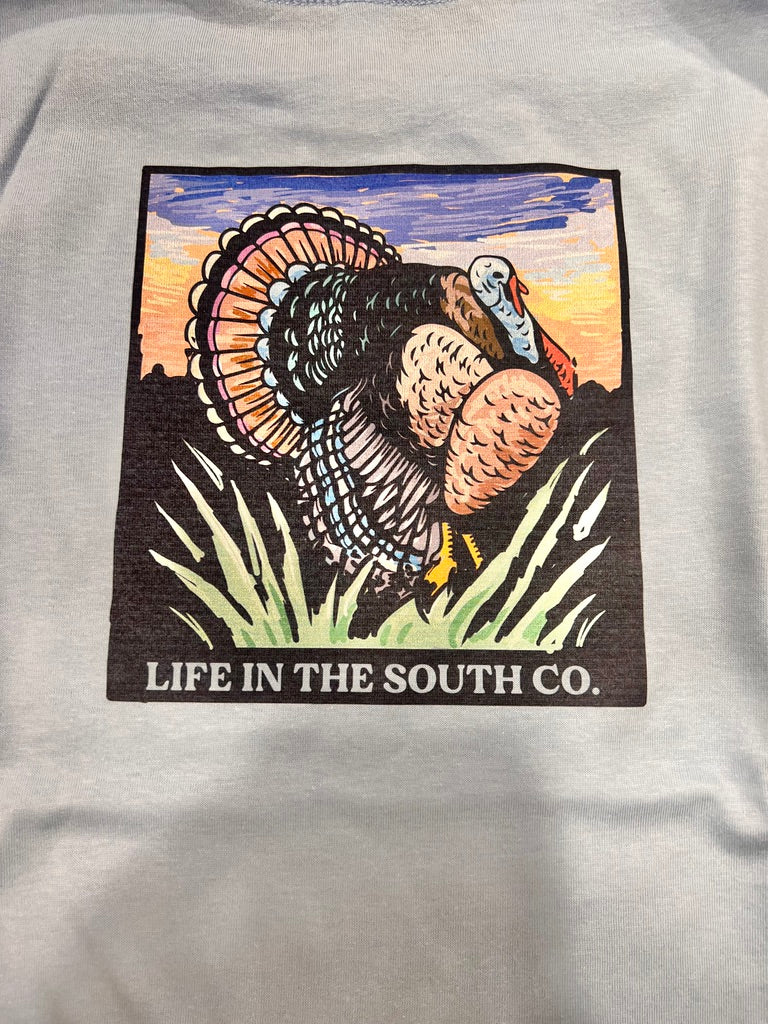 Colorful Turkey Light Blue Tee