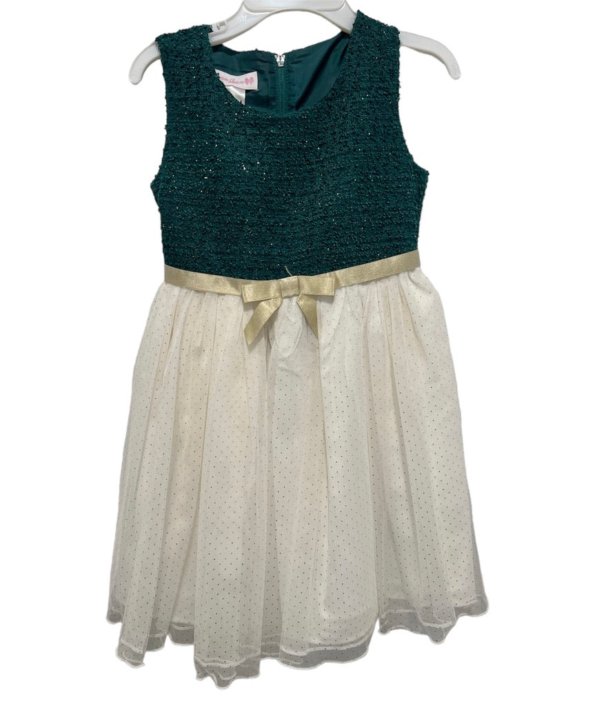 Green Party Dress w/Jacket Set