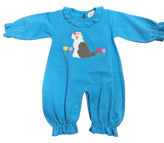 Girl Sheep Dog Romper
